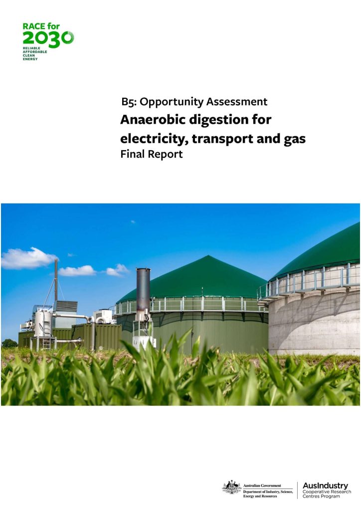 Anaerobic digestion for electricity, transport and gas