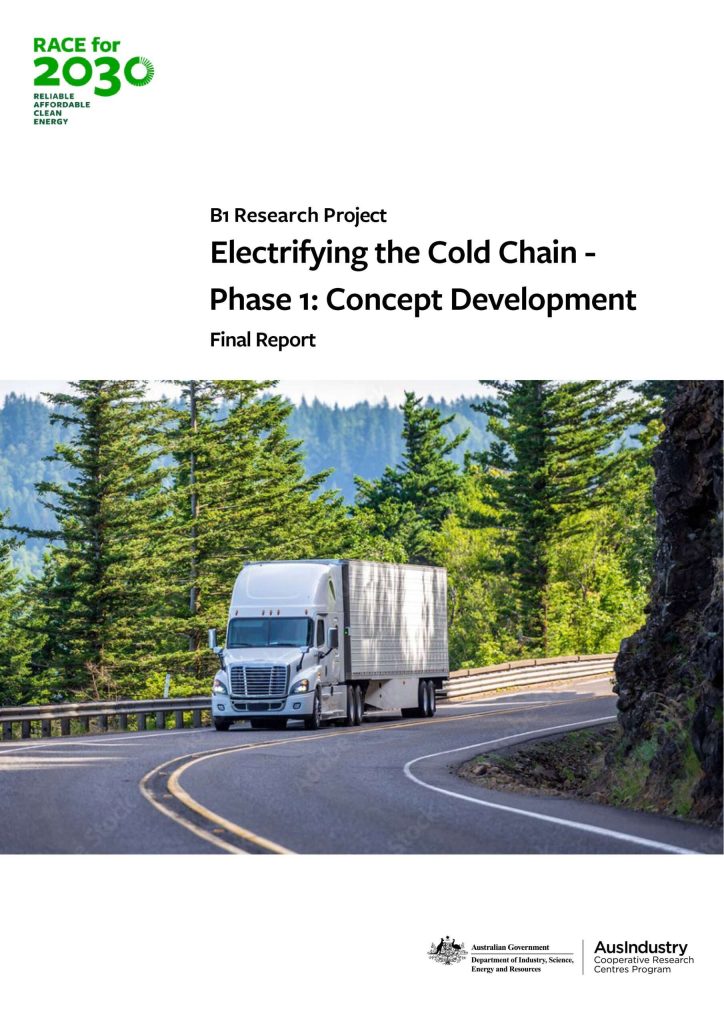 Electrifying the Cold Chain – Phase 1: Concept Development