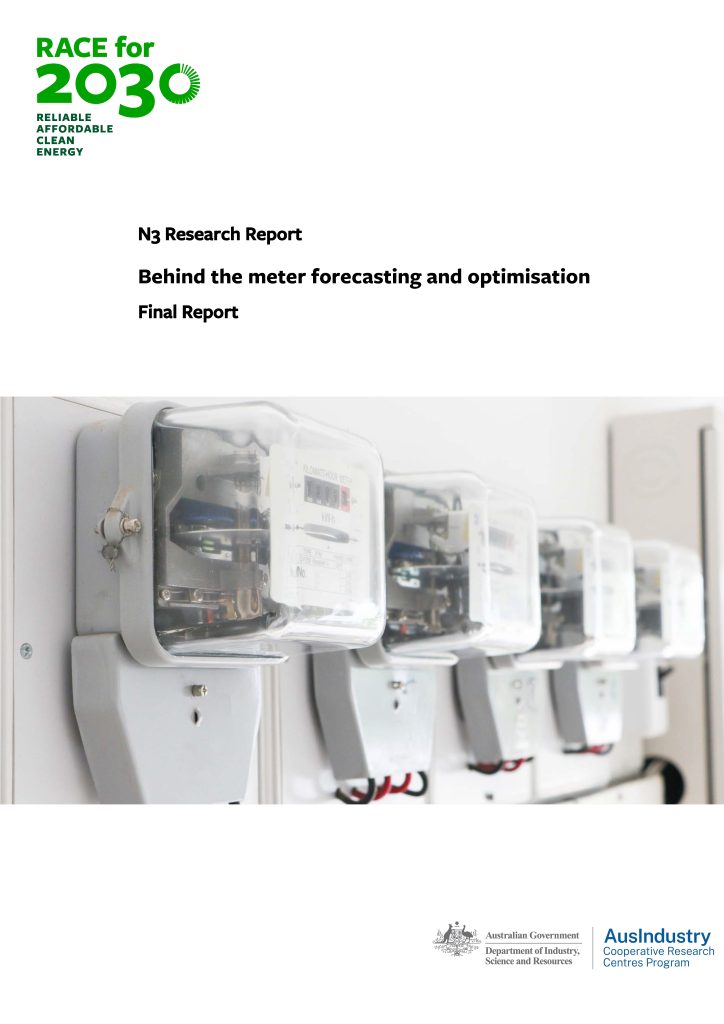 Behind the meter forecasting and optimisation