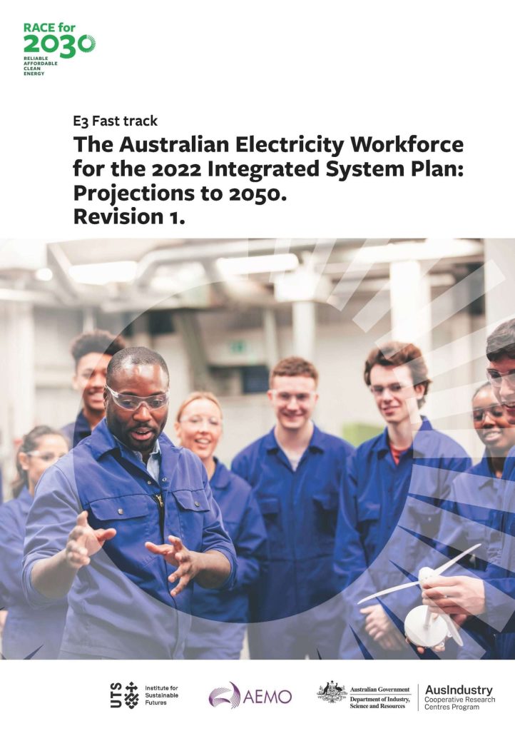 The Australian Electricity Workforce for the 2022 Integrated System Plan: Projections to 2050