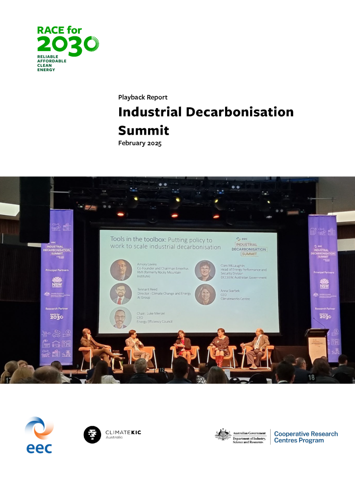 Playback Report Industrial Decarbonisation Summit