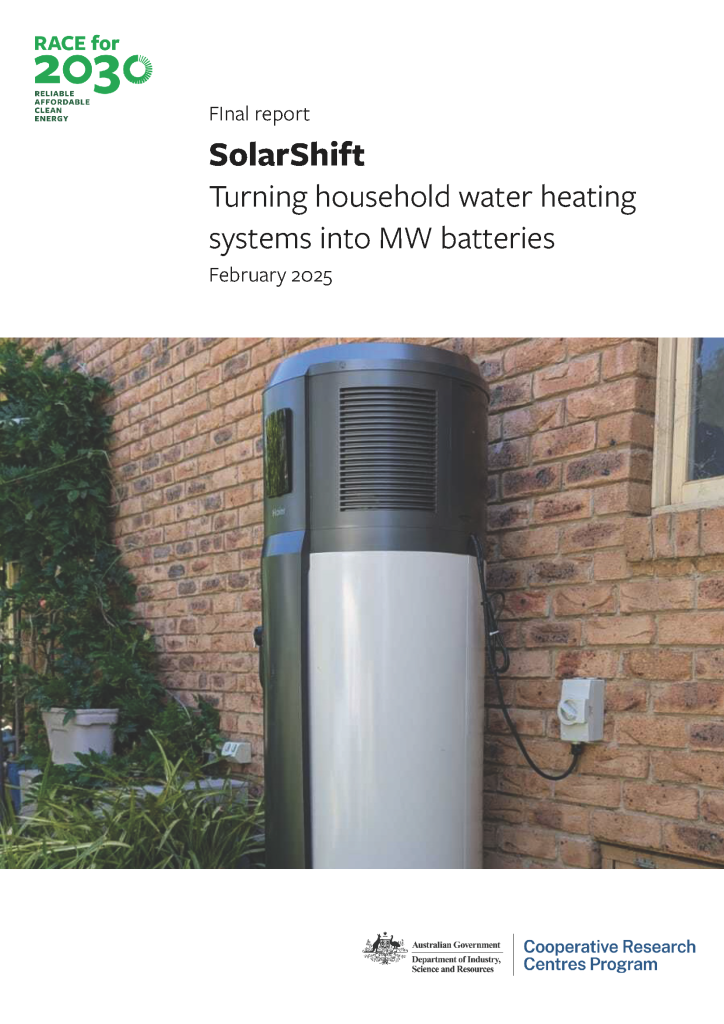 SolarShift Turning household water heating systems into MW batteries