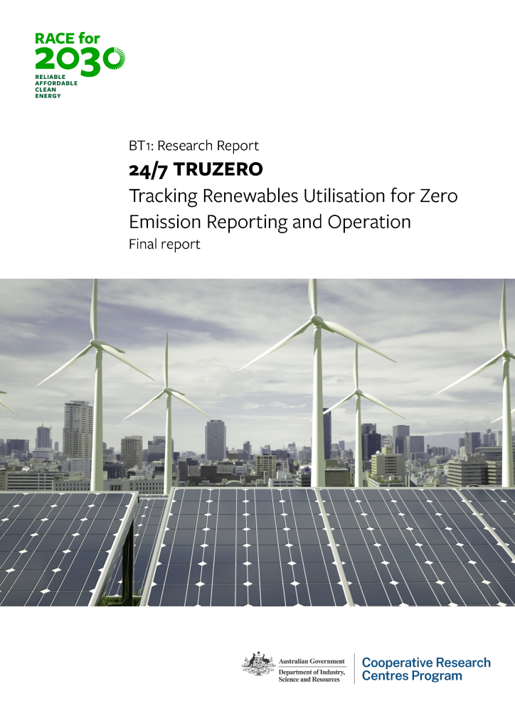 24/7 TRUZERO: Tracking Renewables Utilisation for Zero Emission Reporting and Operation