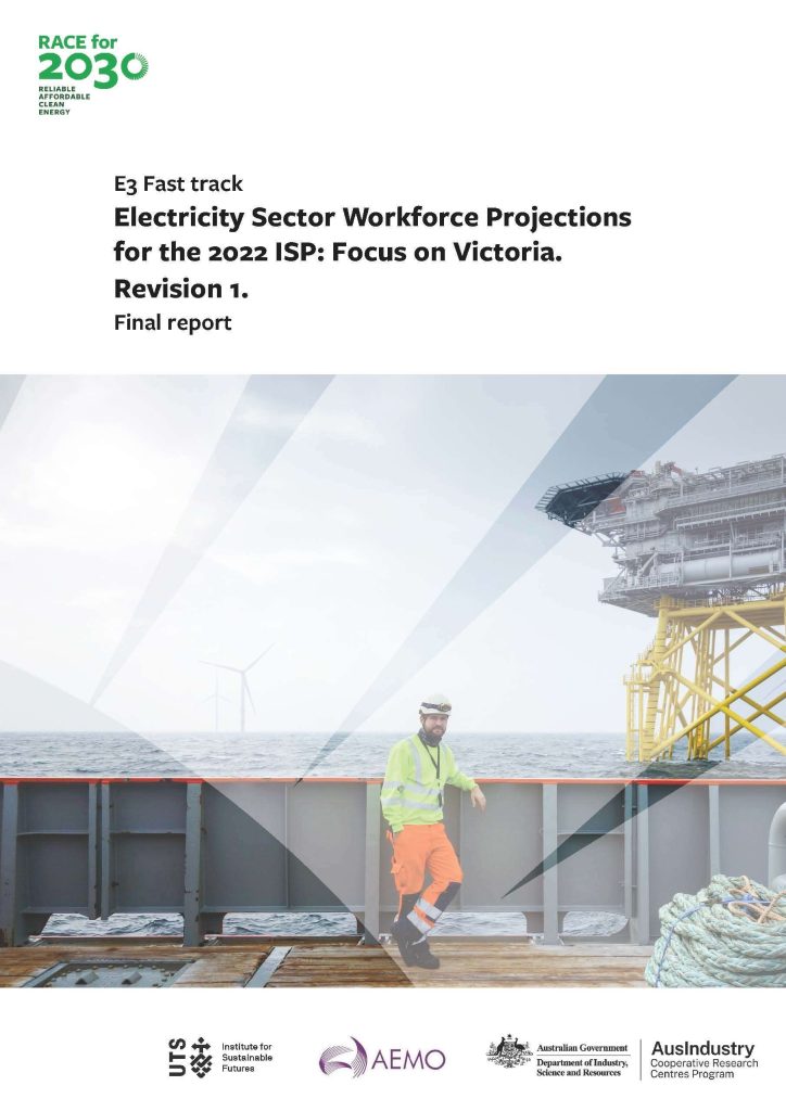 Electricity Sector Workforce Projections for the 2022 ISP: Focus on Victoria. Revision 1.